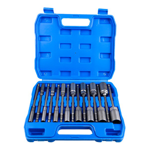 Fuxin Deep <b>Socket</b> Bit Set 150mm Hex Shank Industrial Grade Chromium Vanadium Steel Black Oxide Automotive Repair - Product Image 1