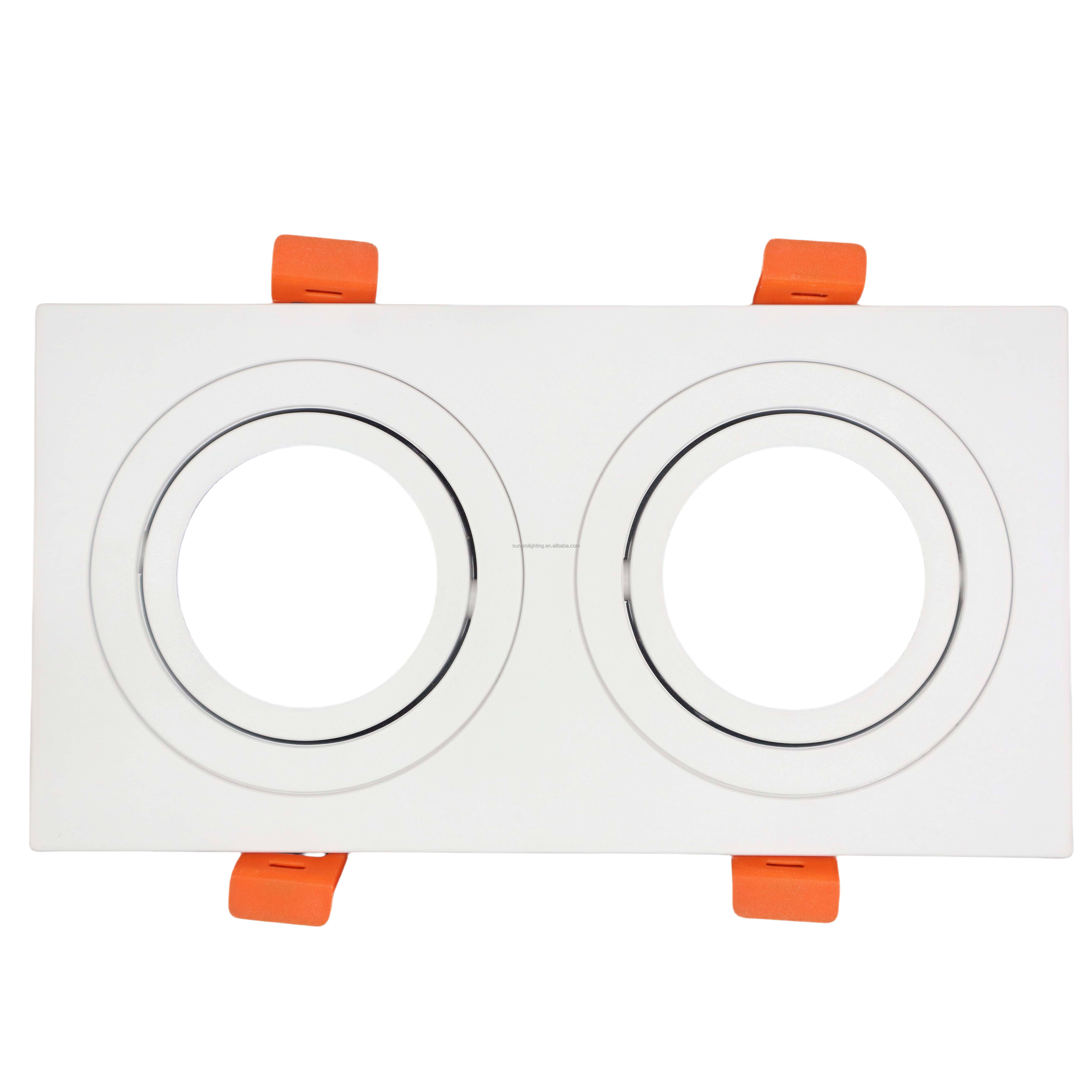 Carré blanc 2 têtes