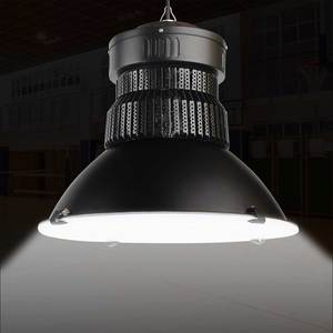 Plafonnier <span class=keywords><strong>LED</strong></span> <span class=keywords><strong>industriel</strong></span> à haut rendement lumineux 150W/100W, indice de protection IP44, angle de faisceau de 120°, lumière du jour 6000K, pour usine, entrepôt, plafond haut - Product Image 1