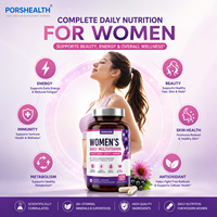 Complément multivitaminé antioxydant pour femmes, capsules OEM ODM, fabricant de marques privées avec soutien immunitaire et beauté