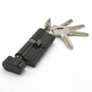 Bán Hot Đen 6 Pins 60Mm 30 Bằng Rắn Brass Độc Mở Cửa Xi Lanh Khóa Với Key - Product Image 6