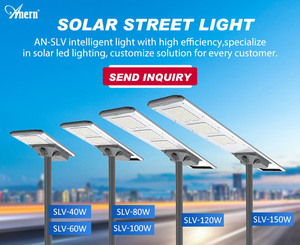 Lampione stradale a LED <span class=keywords><strong>ad</strong></span> <span class=keywords><strong>energia</strong></span> <span class=keywords><strong>solare</strong></span> Anern con telecomando - Product Image 2
