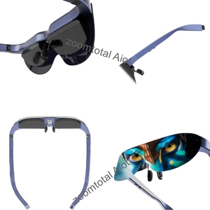 แว่นตาไมโครไฟ LED แบบเสียบแล้วเล่นได้75องศา3D สายตาสั้น0-600องศาเปลี่ยนได้สูงสุดด้วยคลิกเดียว3D ลำโพงคู่ - Product Image 4