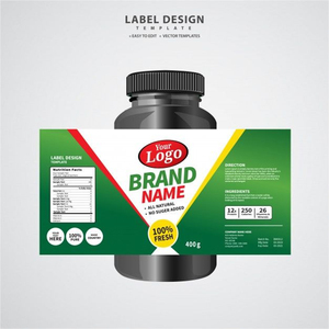 Water Resistant Supplement <strong>Labels</strong> Bottle Health Product Bottle <strong>Label</strong> for Plastic Cosmetic Low Price Health <strong>Care</strong> Products <strong>Label</strong> - Product Image 2
