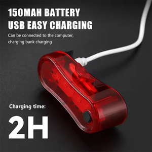 USB <b>Rechargeable</b> Battery <b>LED</b> Waterproof Bicycle Rear <b>Light</b> Night Safety - Product Image 2