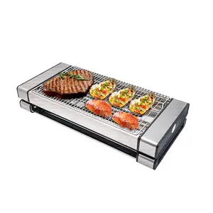 Customization Electric Barbecue Heating Element With Control Household 2000W Barbecue Grill Electric
