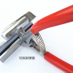 Pince à <span class=keywords><strong>peinture</strong></span> à l'huile à <span class=keywords><strong>manche</strong></span> rouge de 12 cm, pince à toile tendue, pince à tissu, outil de tension à mâchoires larges pour la <span class=keywords><strong>peinture</strong></span> à l'huile - Product Image 4