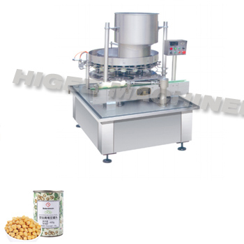 Higee Automatic luncheon meat canned vacuum sealing machine canned sardine fish seaming machine