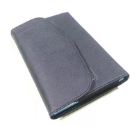 Gerecycled Pu Leer Bestand Aktetas Waterdichte Oplosmiddelvrije Saffiano Lederen Kaarthouder Water Base Pu Auto Document Organizer Bag
