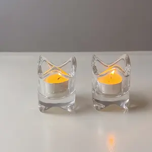 clear cheap votive tea light candle holder centerpiece in bulk