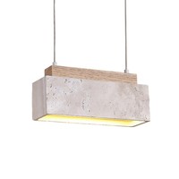 Wabi Sabi Moderne Nordique Pendentif Lumière Lampe Grand E27 Lustre Naturel Jaune Travertin Pierre Fer Chambre Escaliers Loft Suspendu