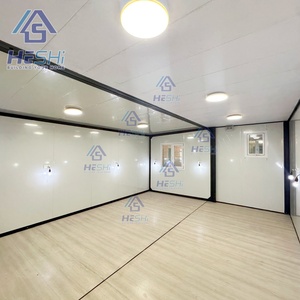 Casa Contenedor Moderna HeSHi de 20 Pies, Módulo de Vivienda Prefabricado con Estructura de Acero, Diseño Rectangular para Construcción de Viviendas Portátiles - Product Image 3