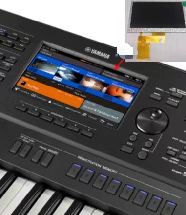 Новый оригинальный ЖК-дисплей для 7-дюймовой ЖК-панели Yamaha PSR SX900 SX700