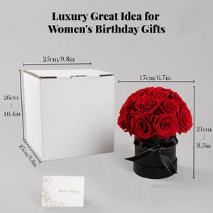 Rosa Eterna al por Mayor, Regalo para el Día de San Valentín, Rosa Natural Preservada de Larga Duración, Eterna, Inmortal, en Caja - Product Image 2