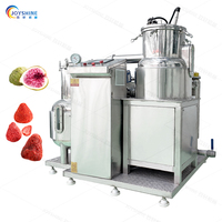 Machine à frire sous vide pour fruits et légumes, pommes, bananes, jackfruit, chips, 8 kg par lot, snacks, friteuse sous vide, fruits et légumes croustillants