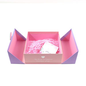 Boîtes cadeaux rigides personnalisées HAIPAI de luxe, magnétiques, à double ouverture, recyclables, finition mate, avec doublure en mousse pour crème <span class=keywords><strong>visage</strong></span> - Product Image 2