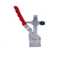 GH-20235 pince à dégagement rapide robuste en acier inoxydable galvanisé loquet à bascule réglable horizontal en caoutchouc aluminium