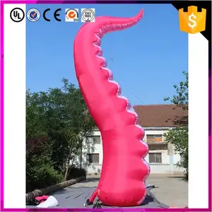 Quảng cáo inflatables bơm hơi khổng lồ màu hồng bạch tuộc tentacle cho trang trí