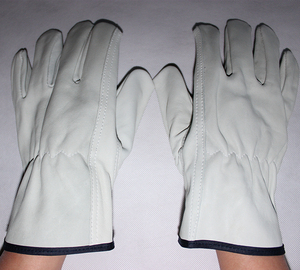 Suncend, fabricante de China, guantes de trabajo de cuero personalizados, guante cabritilla - Product Image 4