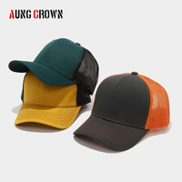 Gorras Trucker Unisex Personalizadas de Alta Calidad al por Mayor, Gorra con Parche Bordado en 3D, Gorra de 6 Paneles en Blanco, Gorra Trucker de Malla de Dos Tonos