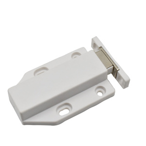 Dispositif de rebond pour porte de placard, ouvre-porte de placard à bouton-poussoir à contact magnétique dissimulé, aimant puissant - Product Image 1