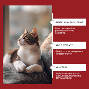 Spray Répulsif pour Chats Prêt à l'emploi – Formule Douce et Sûre, Portable, Empêche Efficacement les Griffades, l'Urination et la Mastication, Longue Durée, Effet Anti-Visite - Product Image 2
