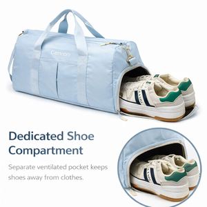 Bolsa de Gimnasio Impermeable Grande con Compartimento para Zapatos, Logotipo Personalizado, Accesorio de Fitness Resistente con Forro de Poliéster - ¡Oferta! - Product Image 4
