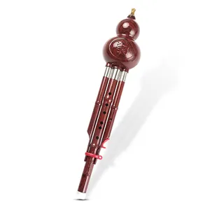 Profesyonel üretici C anahtar Hulusi geleneksel çin klasik flüt kabak Cucurbit etnik müzik Bamb flüt