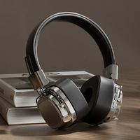 Nouveau Casque Sans Fil Rétro Américain de Haute Qualité 2026, Style Ins, Bluetooth 5.3, Écouteurs à Basses Puissantes, Réduction de Bruit ANC, Aide Auditive Aviation