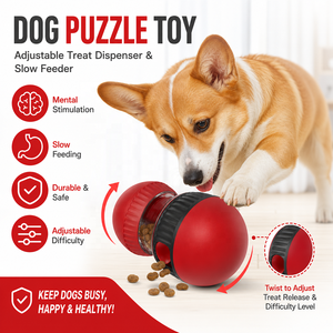 Juguete Interactivo Dispensador de Golosinas para Mascotas, Juguete de Rompecabezas Ajustable para Perros y <span class=keywords><strong>Gatos</strong></span>, Venta <span class=keywords><strong>al</strong></span> <span class=keywords><strong>por</strong></span> <span class=keywords><strong>Mayor</strong></span> de Fábrica - Product Image 1