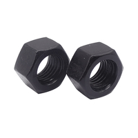 Promo Panas Mur Baut Kepala Datar Baja Karbon Lapis Seng ODM OEM Hitam DIN934 Grade 6 8 10 12 M14 M16 M18 M20
