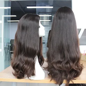 Customized Wholesale 100% Russian Virgin Silk Top Sheitel Jewish Wig Kosher Human Hair Wigs