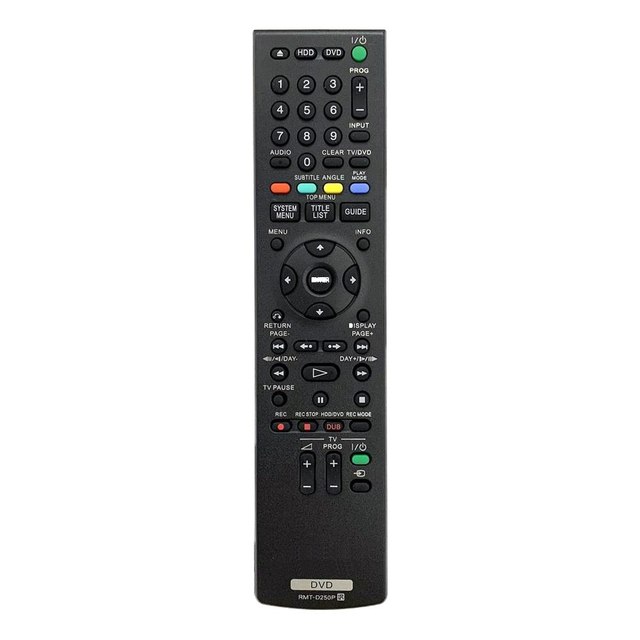 Hot Sale for Sony RMT-D250P High Quality Waterproof DVD Remote Control for RDR-AT105 RDR-ATAT107 RDR-HX650 RDR-HX785 RDR-HX980