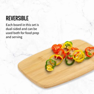Ensemble <span class=keywords><strong>de</strong></span> planches à découper en bambou personnalisées pour la cuisine, planches à découper en bois durables et <span class=keywords><strong>de</strong></span> haute qualité pour cadeau, vente en gros - Product Image 3