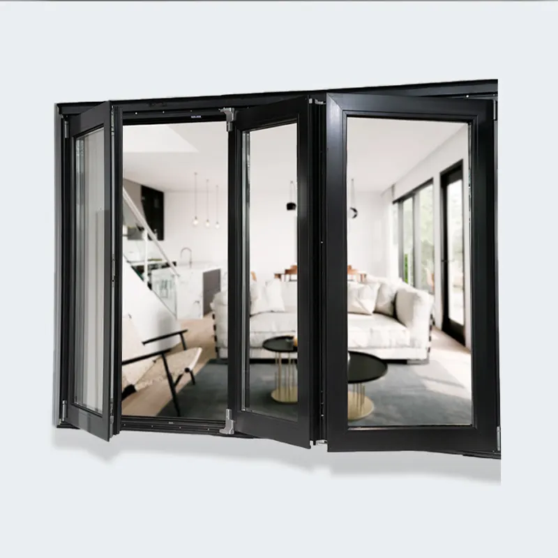 Ventanas plegables de aluminio personalizadas con estándar australiano, plegables, con certificado AS2208/As1288/As2047