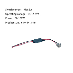 12V 24V 5A LED capteur tactile interrupteur tactile trois couleurs commutation interrupteur Non dimmable pour armoires armoires meubles en bois - Product Image 3