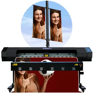 1440dpi eco solvent printer universal digital galaxy 3.2m dx5 double head wide format printer