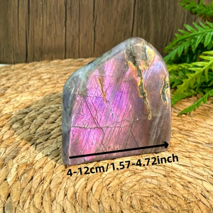 Piedra de Labradorita Púrpura Natural Pulida, Adornos de Piedra de Labradorita, Adornos de Piedra de Luna, Venta Caliente Transfronteriza - Product Image 6