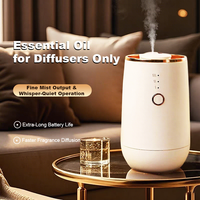 Diffuseur d'arômes professionnel sans eau rechargeable par type-C, pour voiture et maison, purificateur d'air, huile essentielle, 10 ml, batterie portable