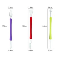 Coloré 7 pièces bricolage Fondant glaçage outils ensemble gâteau décoration sculpture modélisation pâtisserie outils de cuisson