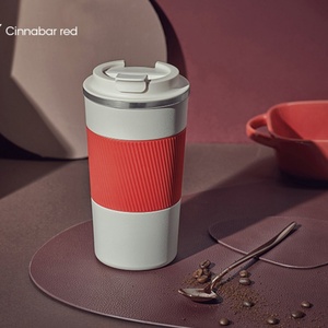 500ML Reusable <b>Coffee</b> Cup Portable <b>Coffee</b> Mug Stainless Steel Vacuum Water <b>Bottle</b> Wine Cup - Product Image 5