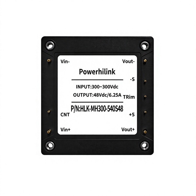 Hailingke DC-DC Half-brick Power Module MH300-540S48 540V to 48V Isolated Regulated Single-output 300W 90% Efficiency New Energy