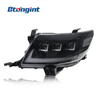 Feux de croisement LED Accessoires de voiture Convient aux systèmes d'éclairage automobile 12-14 Toyota Hilux VIGO Ensemble de phares de voiture Feux LED de voiture