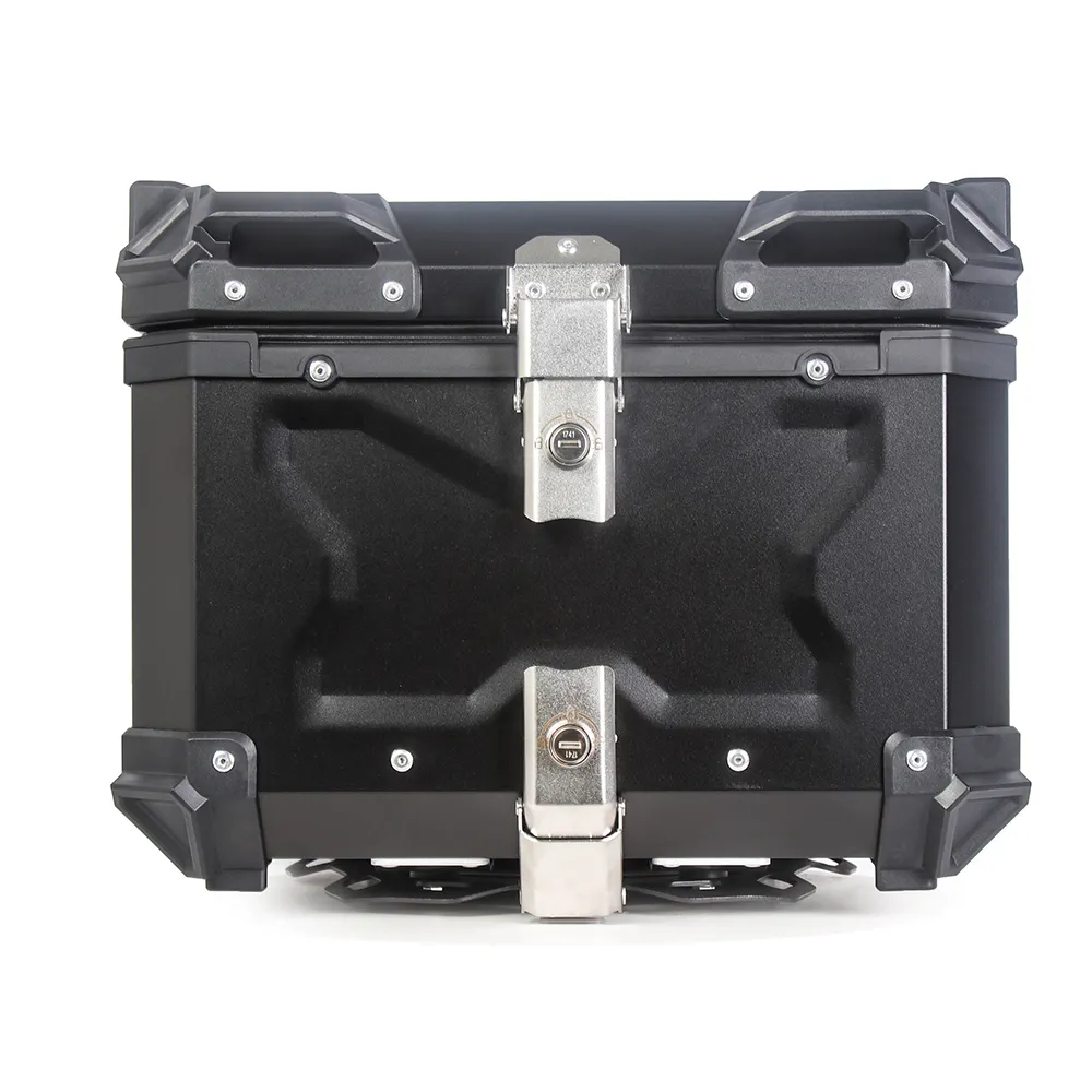 Nouveau Design queue boîte 45L top case motorbox arrière scooter autres accessoires moto aluminium top box