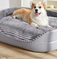 Nichoir pour chien prêt à l'emploi, adapté à toutes les saisons, niche pour chat, lit pour animaux de compagnie, grand lit pour chien, tapis rafraîchissant type canapé, pour petit chien Teddy