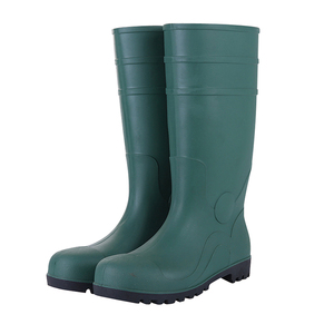 أحذية مطاطية RB117 من الكلوريد متعدد الفينيل خفيفة الوزن ورخيصة مضادة للماء بحمض أولييك وقلوي - Product Image 3