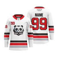 Jersey de Hockey sobre Hielo Sublimado Personalizado al por Mayor, Uniforme de Equipo Transpirable de Secado Rápido, Impresión de Logotipo OEM, Ropa de Hockey