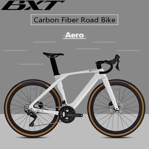 BXT-145 karbon yol bisikleti Aero 2*12 hız 105 R7120 hızlı yarış yol bisiklet hidrolik disk fren ucuz karbon Fiber yol bisiklet - Product Image 1
