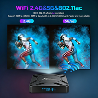 TV BOX X96 MINI PLUS 2GB 16GB X96mini Android 9.0 Smart TVBOX S905W4 2.4G/5Ghz WIFI 4K Android Tv Box Set Top Box X96 Mini+