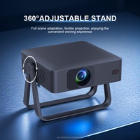 Proyector N5 con Android 1080P LCD Enfoque automático Corrección trapezoidal Almacenamiento enorme Compatible con Bluetooth y WiFi Ultra ligero